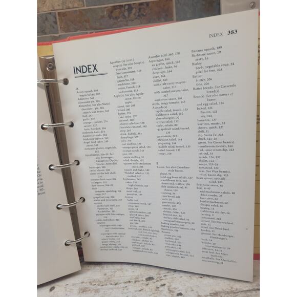 Vintage Betty Crocker Cookbook, Hardcover 5 Ring Binder 1978 New Revised Edition - Picture 8 of 8